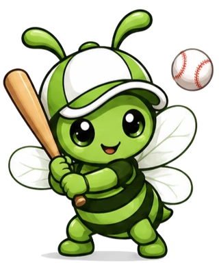 A BeeReady bee mascot ready at the event